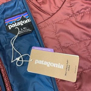 Patagonia Nano Puff Jacket Coat, Sequoia Red
